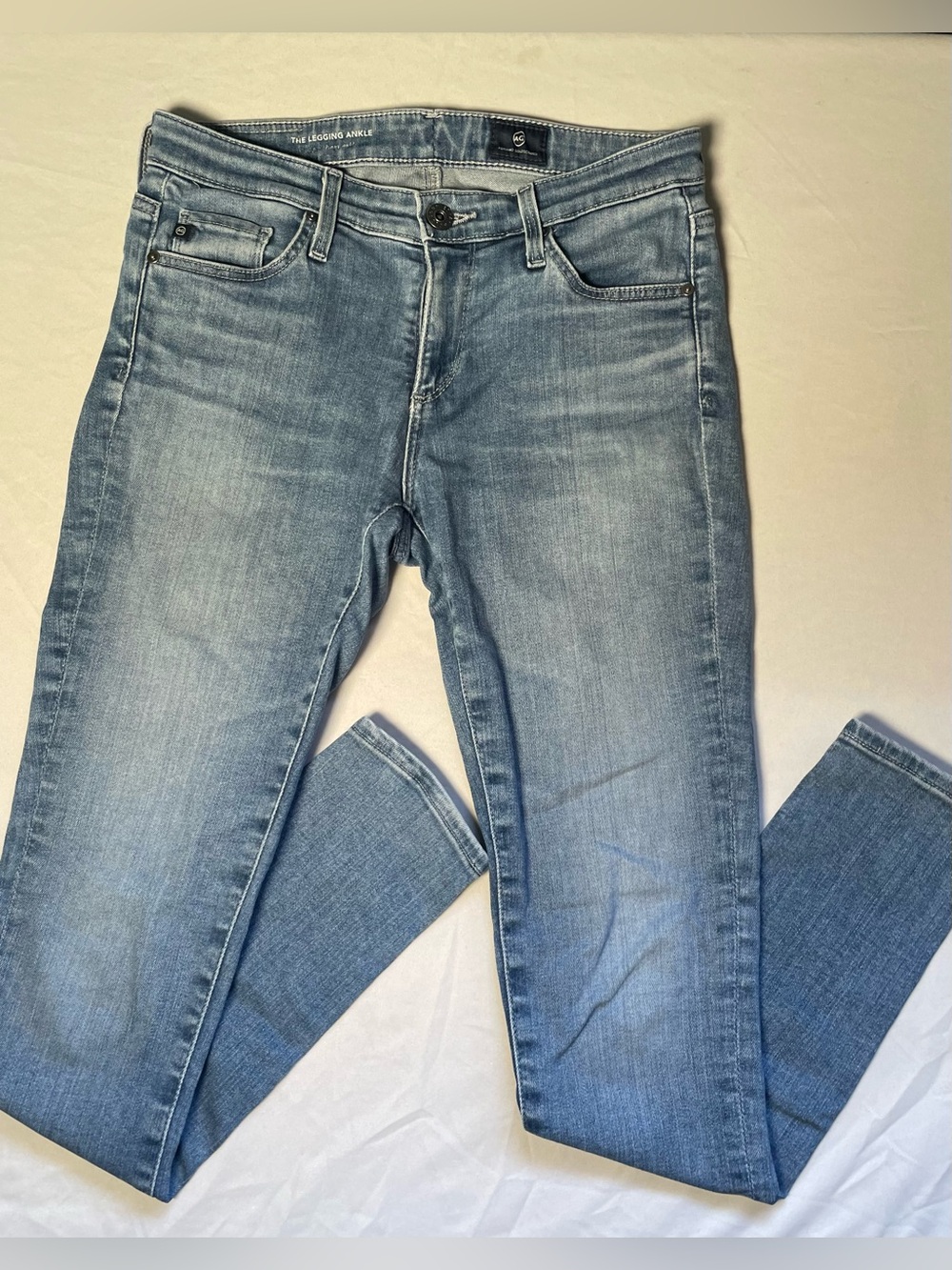 AG Adriano Goldschmied The Legging Ankle Jeans Womens 24R Blue Jegging Stretch